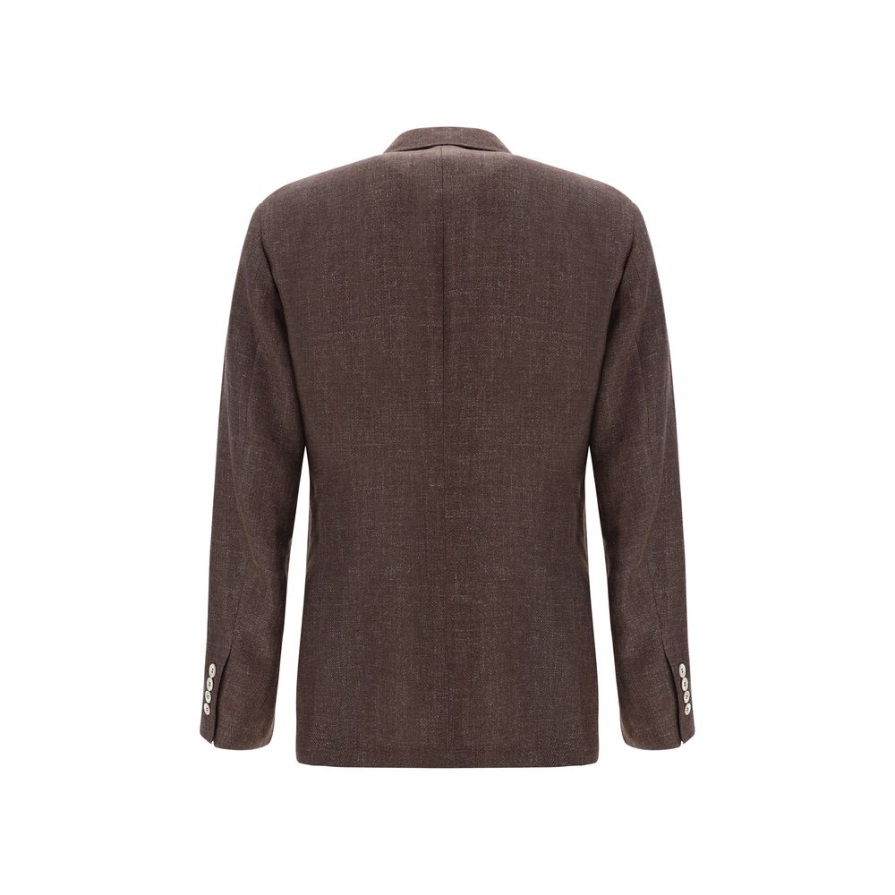 Brunello Cucinelli Blazer-Jacke aus Leinen