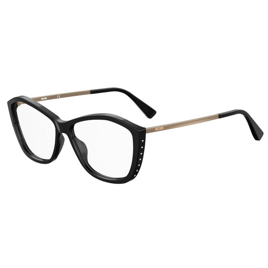 Moschino Schwarzer Acetat-Rahmen