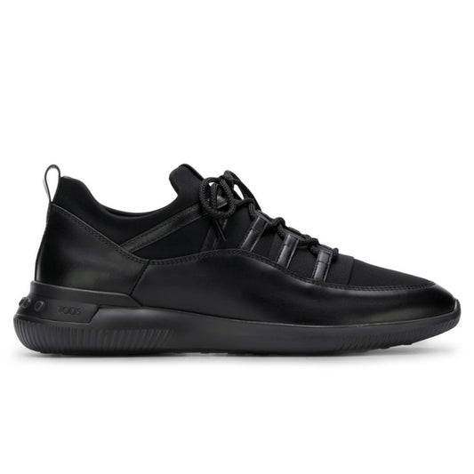 Tod's Schwarzes Kalbsleder Herren Sneaker