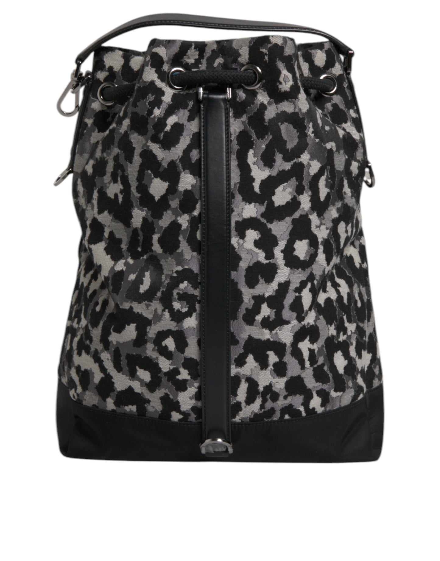 Dolce & Gabbana Multicolor Leopard Jacquard Hobo Crossbody Borse Tasche