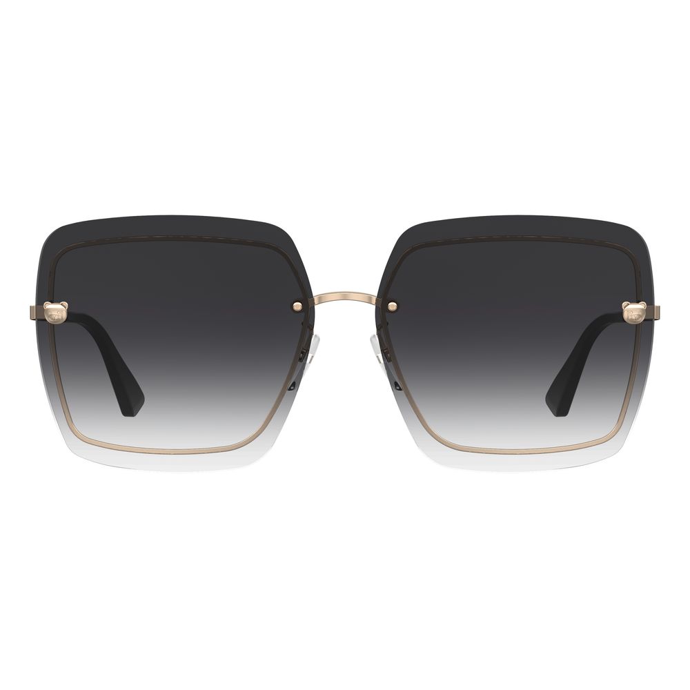 Moschino Graue Metall-Sonnenbrille