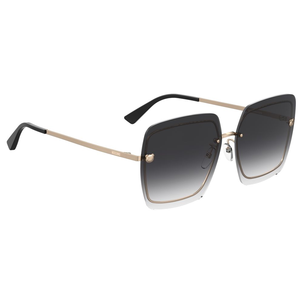 Moschino Graue Metall-Sonnenbrille