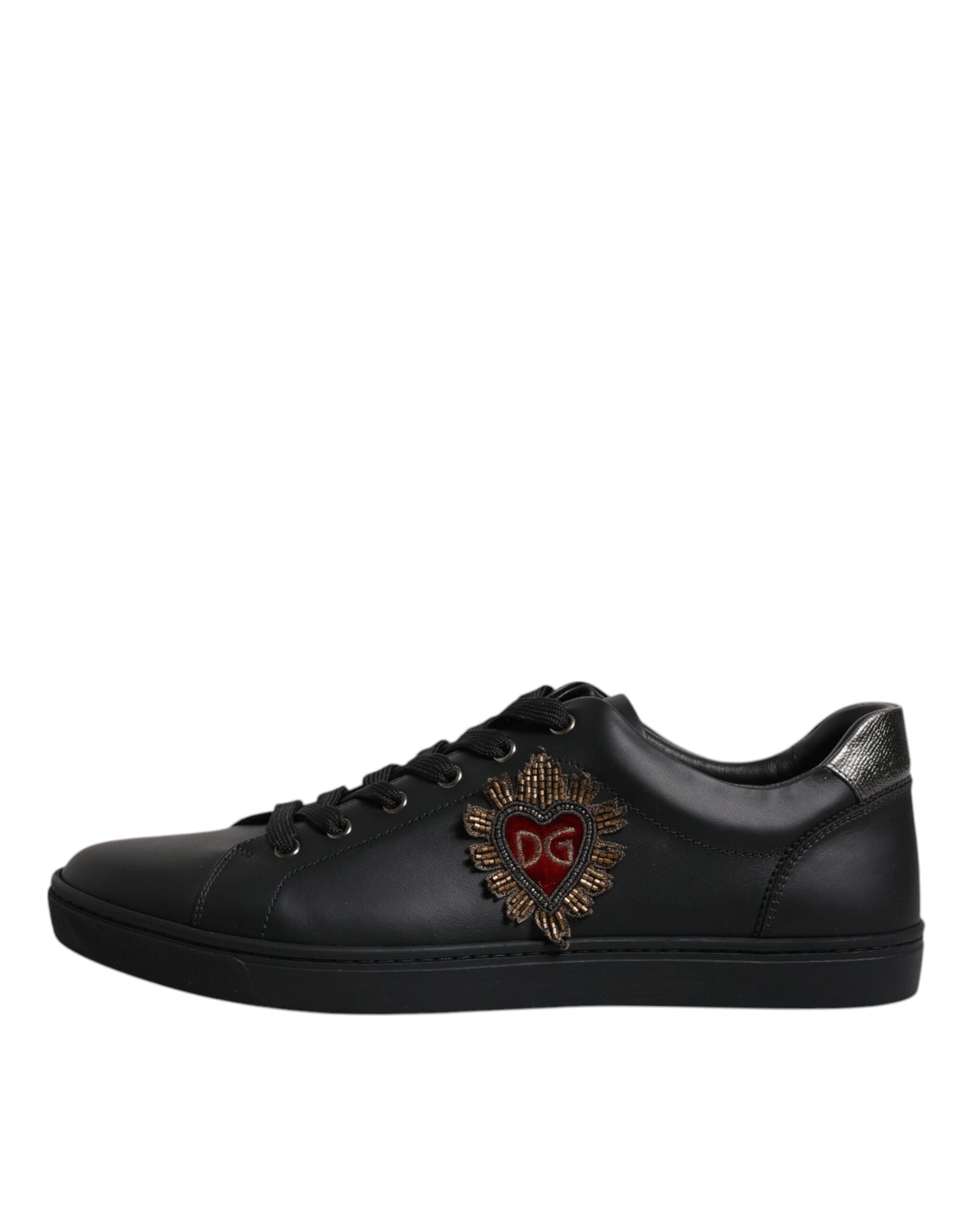 Dolce & Gabbana Schwarz London Sacred Heart Turnschuhe Schuhe