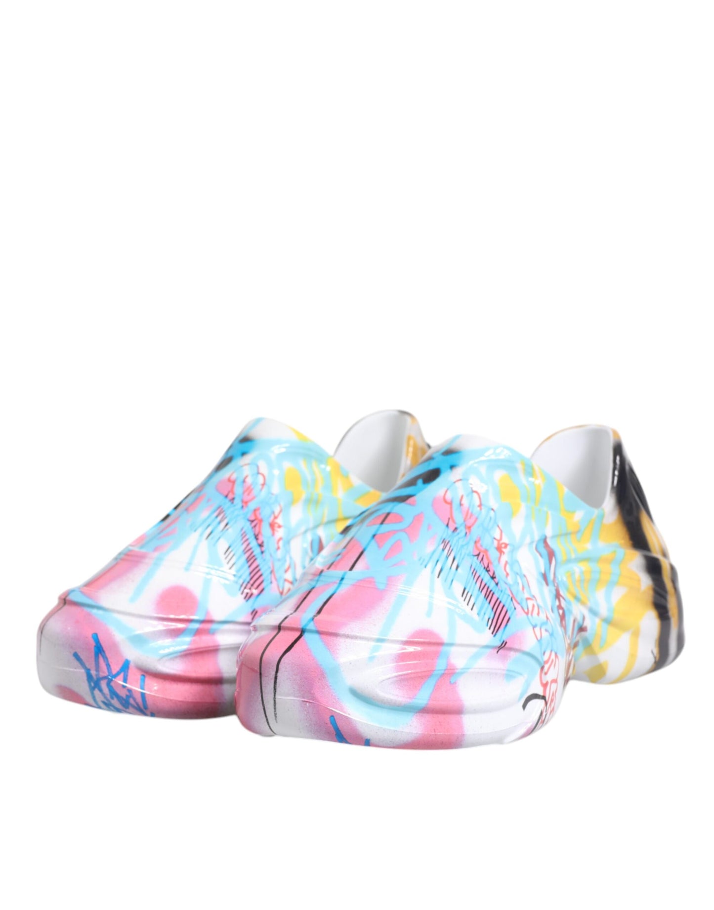 Dolce & Gabbana Multicolor Graffiti Daymaster Turnschuhe Schuhe