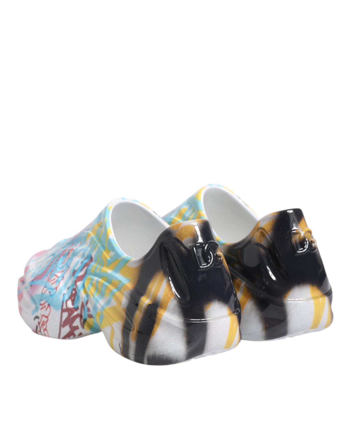 Dolce & Gabbana Multicolor Graffiti Daymaster Turnschuhe Schuhe