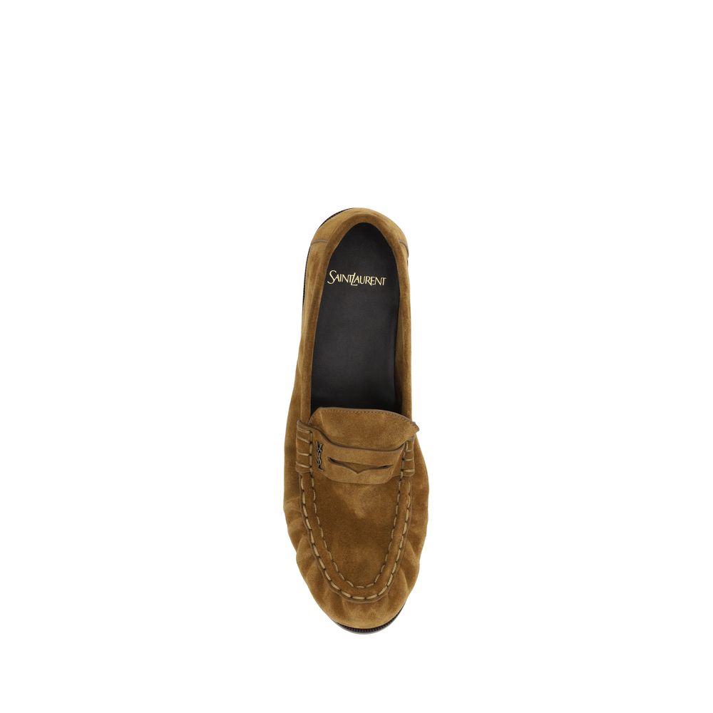 Saint Laurent Wildleder-Loafer