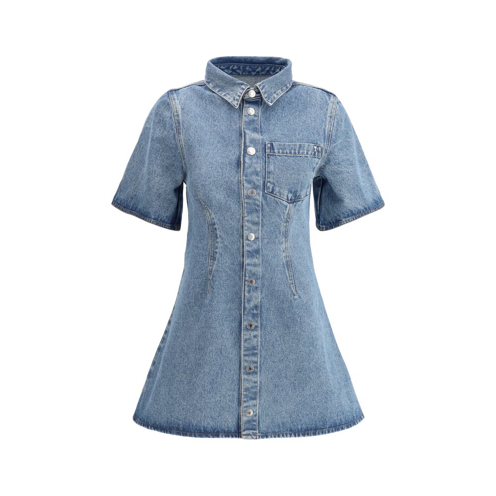 Ami Paris Kurzes Kleid aus Denim