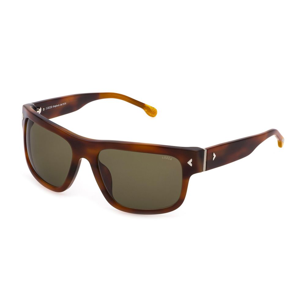 Lozza Braune Acetat-Sonnenbrille