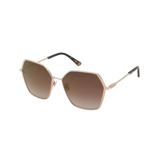 Nina Ricci Braune Metall-Sonnenbrille