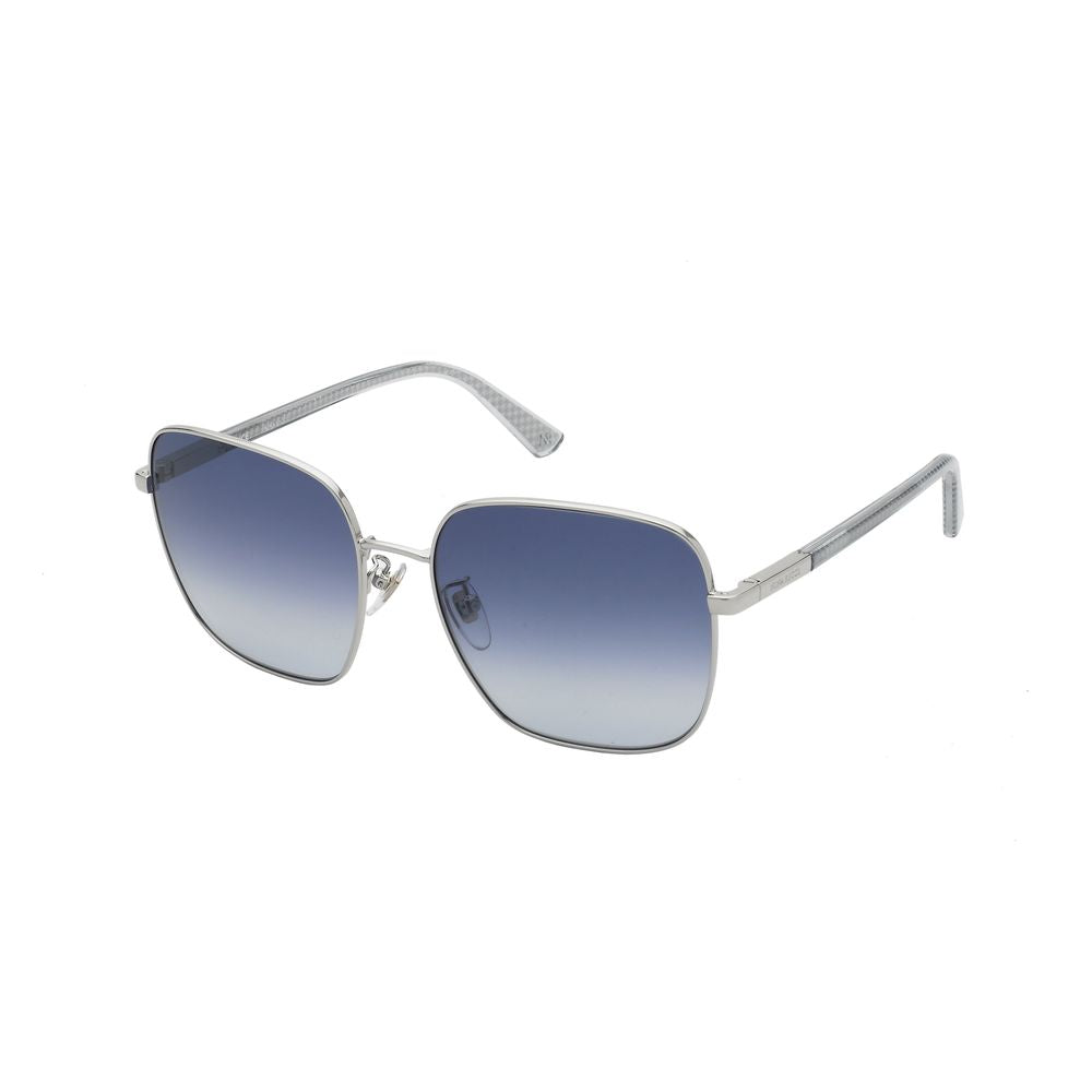 Nina Ricci Braune Metall-Sonnenbrille