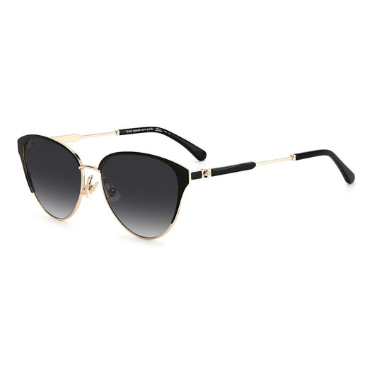 Kate Spade Schwarze Metall-Sonnenbrille