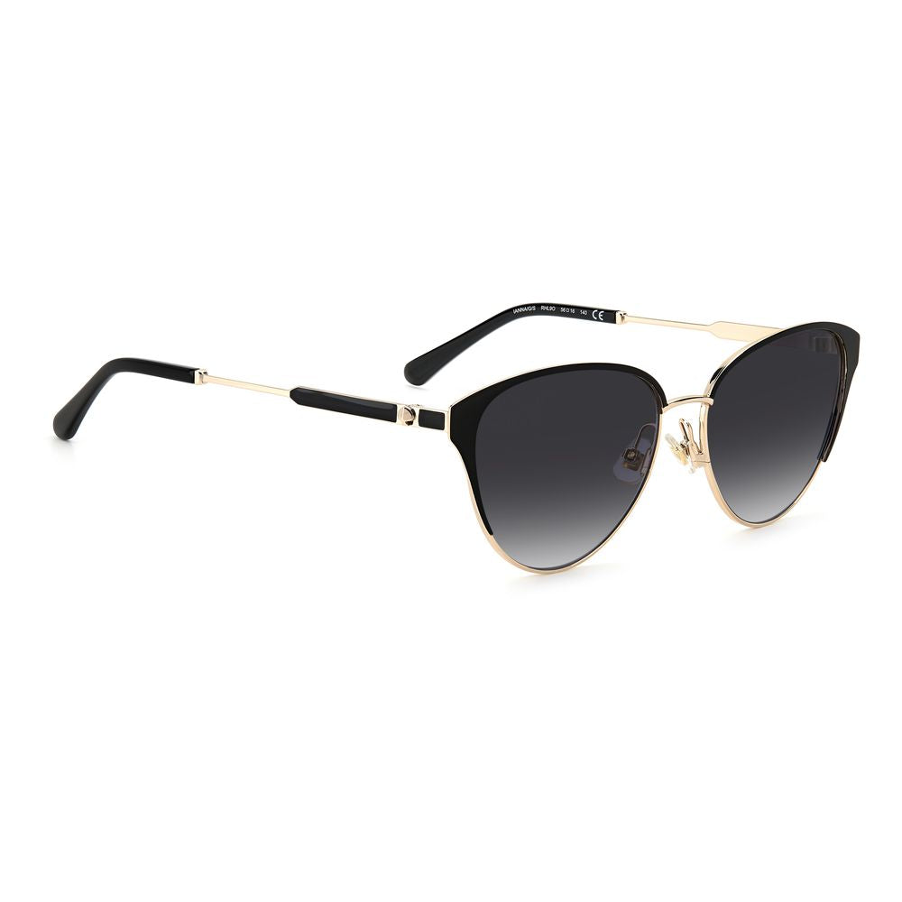 Kate Spade Schwarze Metall-Sonnenbrille