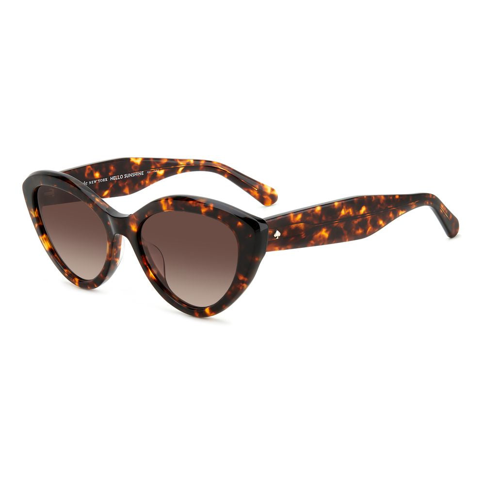 Kate Spade Braune Acetat-Sonnenbrille