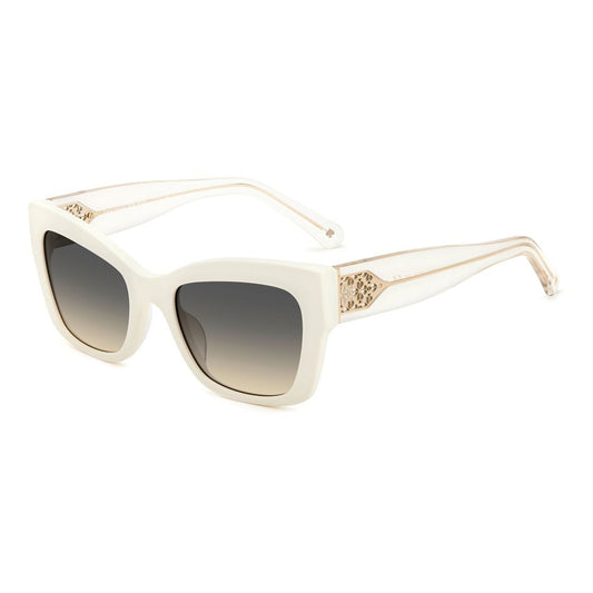 Kate Spade Weiße Acetat-Sonnenbrille