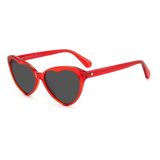 Kate Spade Rote Acetat-Sonnenbrille