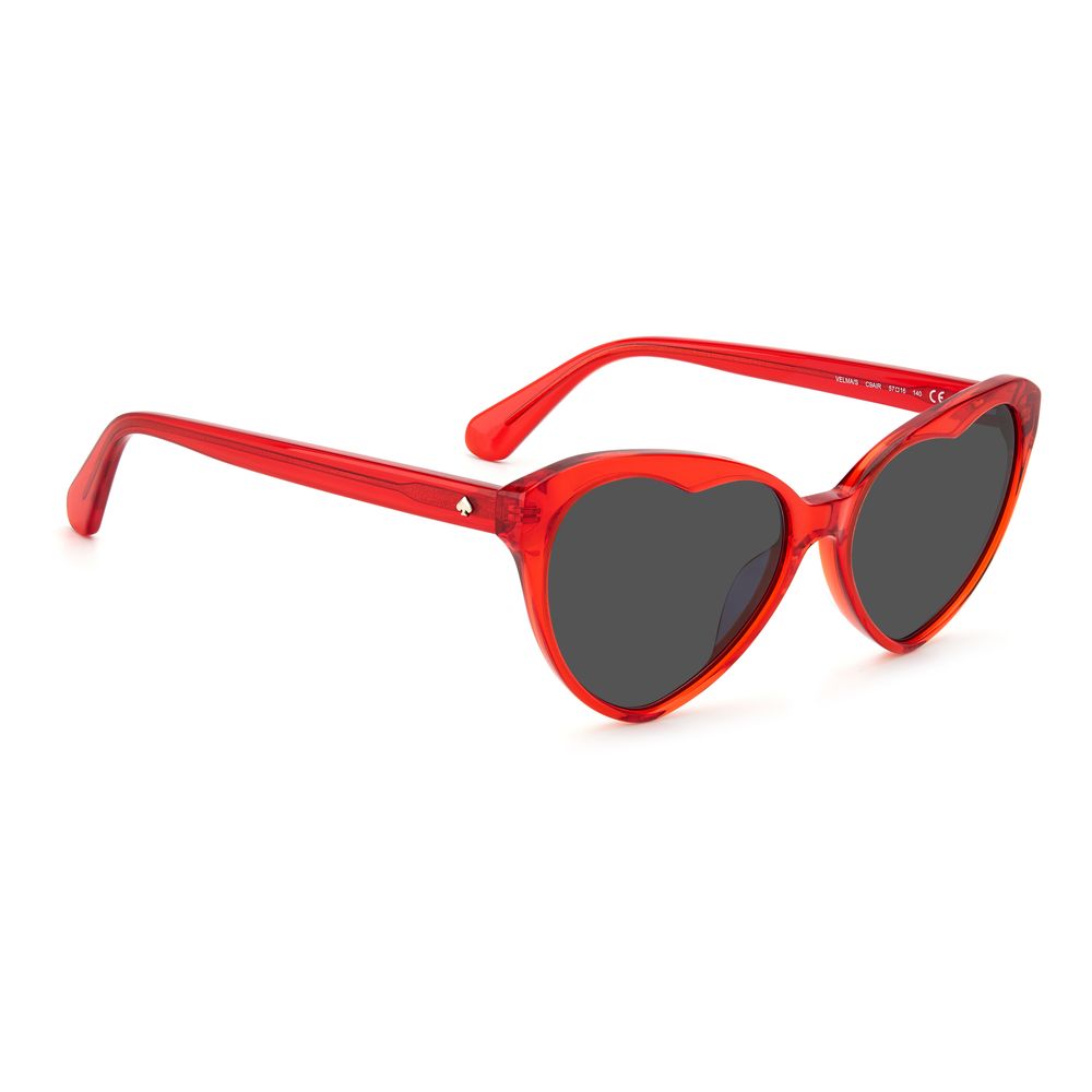 Kate Spade Rote Acetat-Sonnenbrille