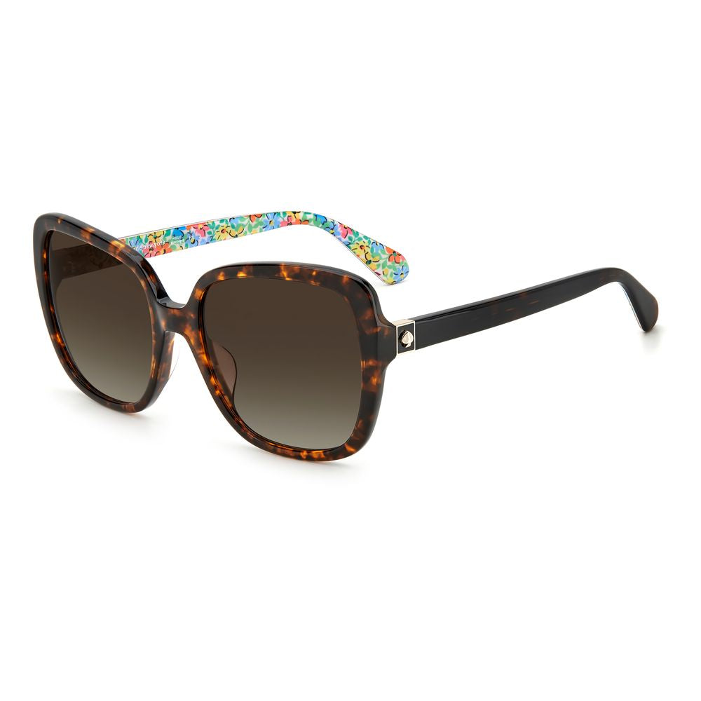 Kate Spade Braune Acetat-Sonnenbrille