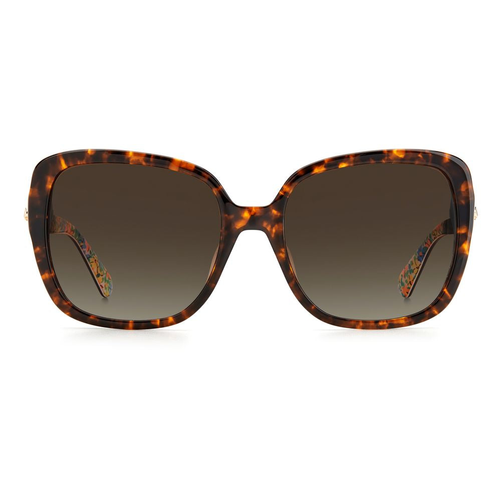 Kate Spade Braune Acetat-Sonnenbrille