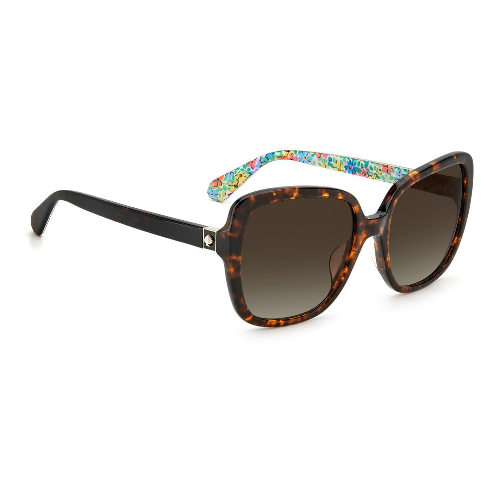 Kate Spade Braune Acetat-Sonnenbrille