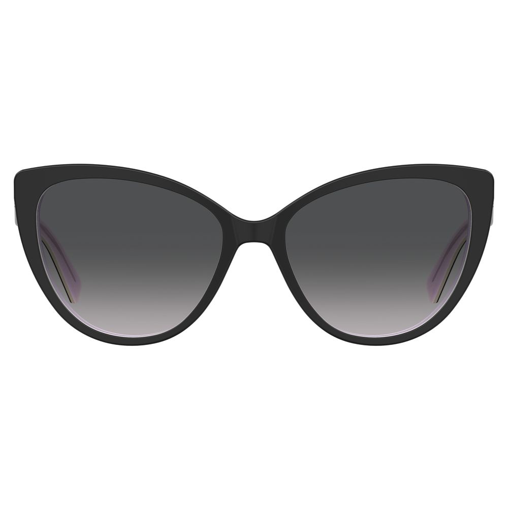 Love Moschino Schwarze Acetat-Sonnenbrille