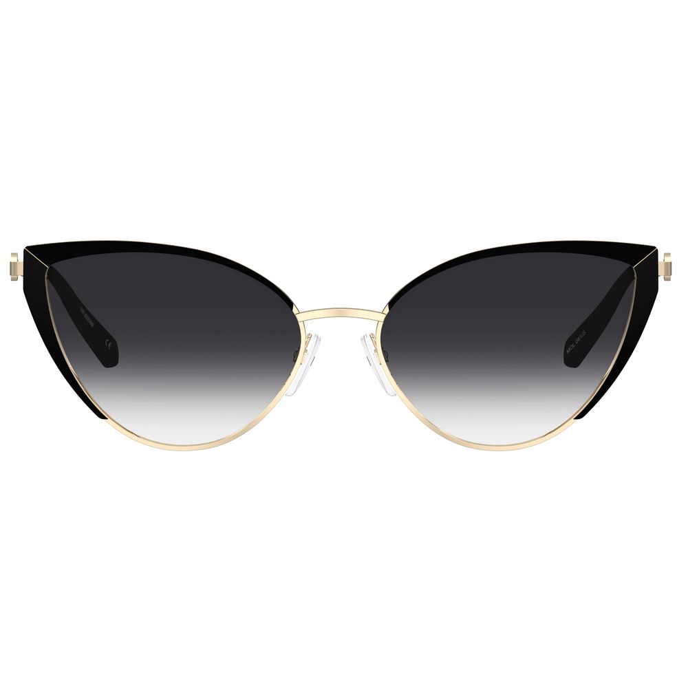 Love Moschino Schwarze Metall-Sonnenbrille