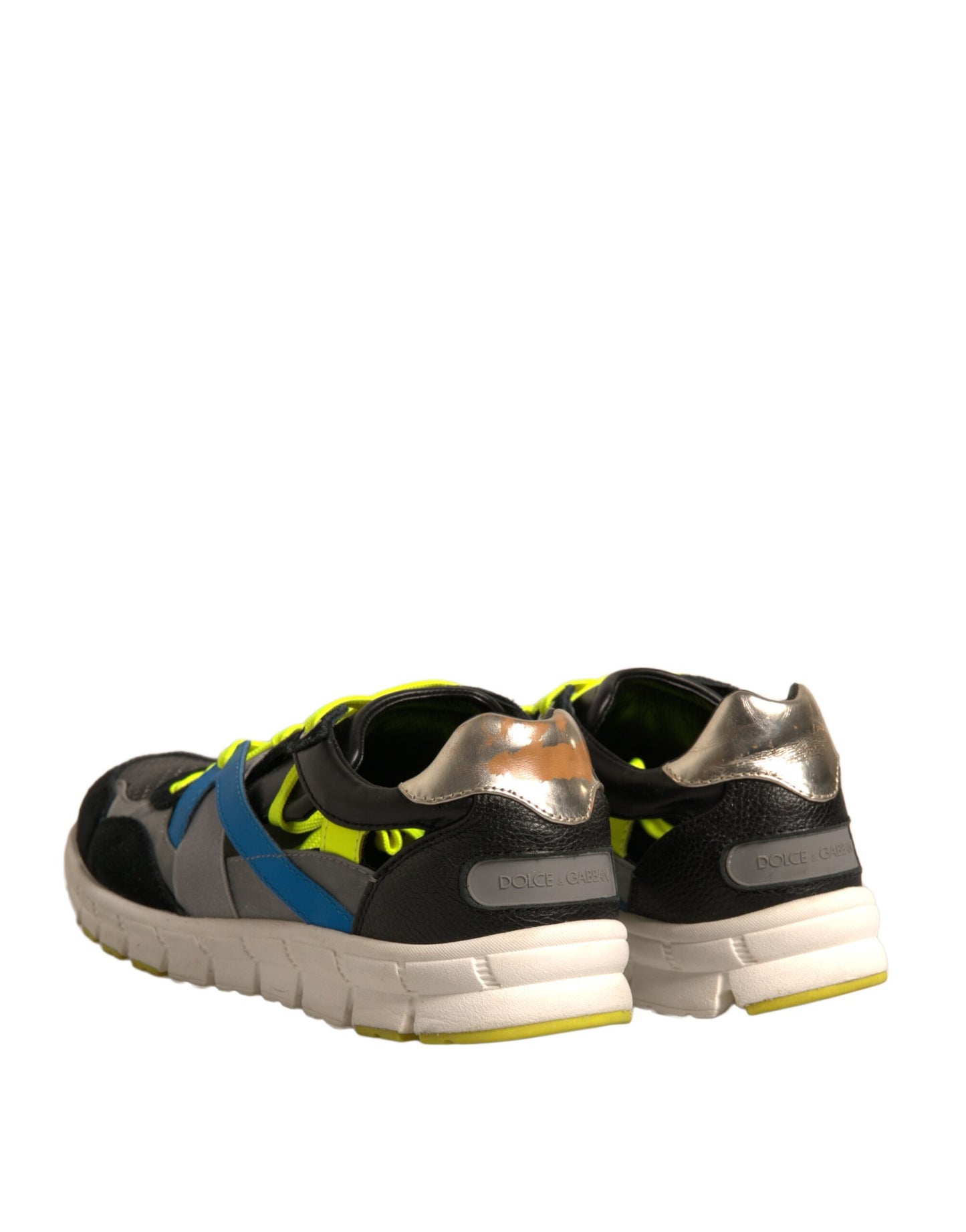 Dolce & Gabbana Multicolor Wildleder Low Top Sneakers Schuhe