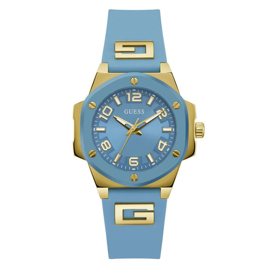 Guess Blaue Silikonuhr