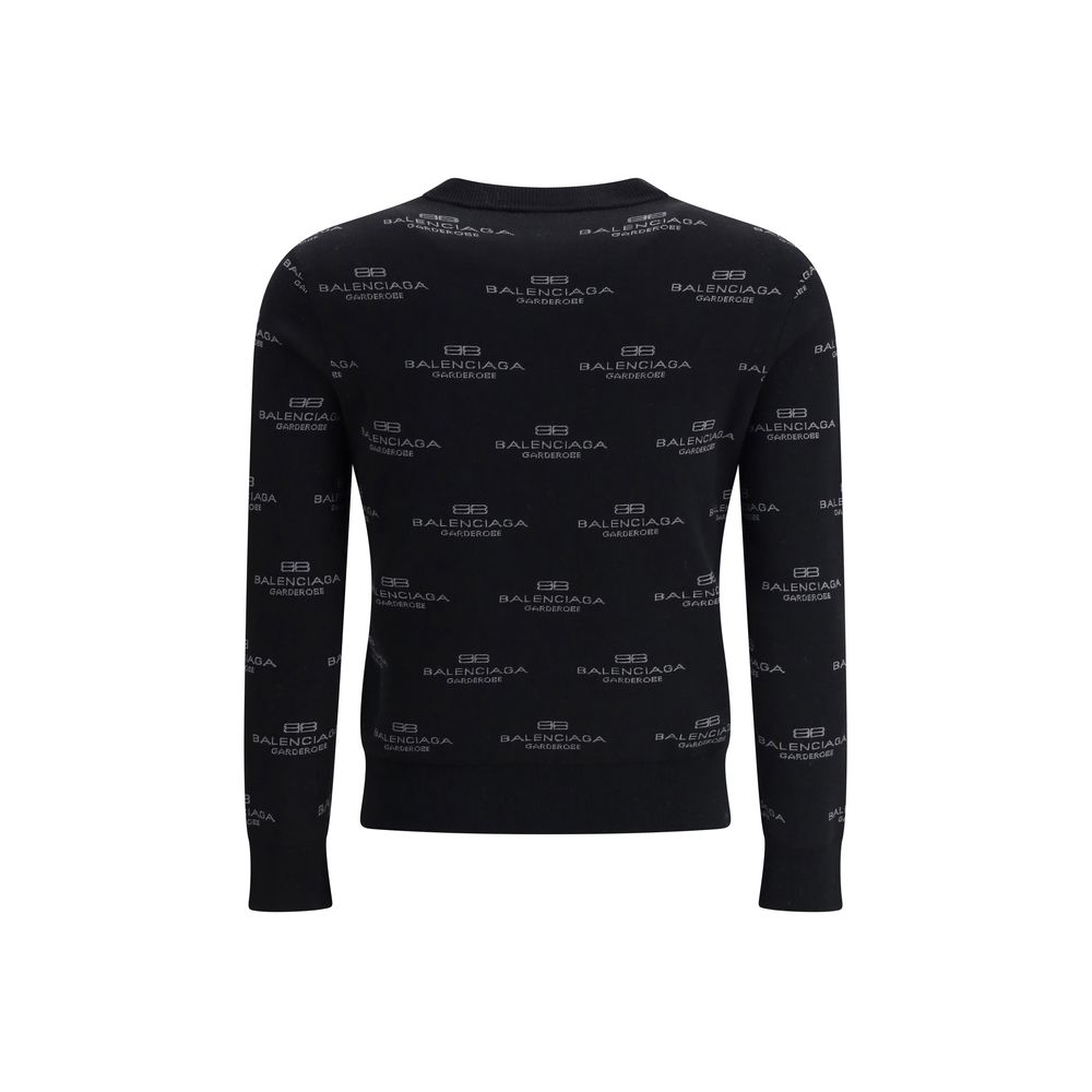 Balenciaga Pullover mit All-Over-Logo