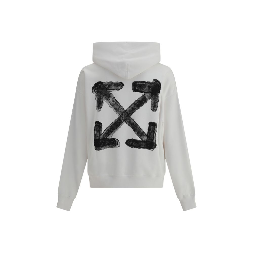 Off-White Hoodie mit Sprühdruck