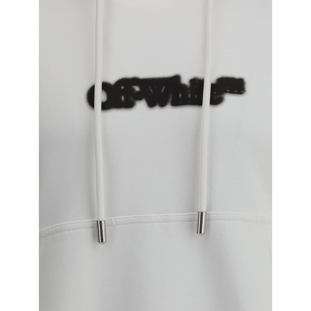 Off-White Hoodie mit Sprühdruck