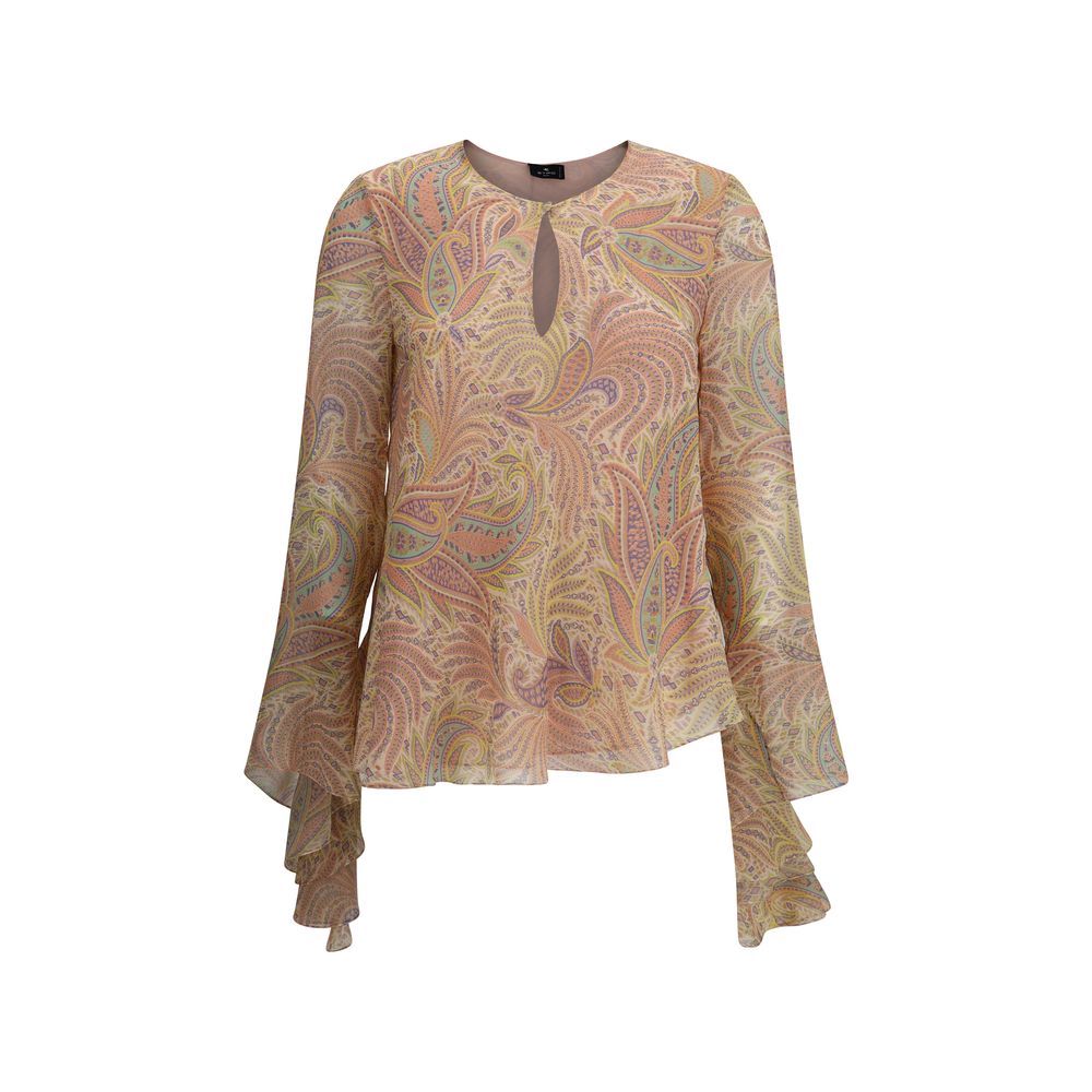 Etro Seidenbluse mit Paisleymuster