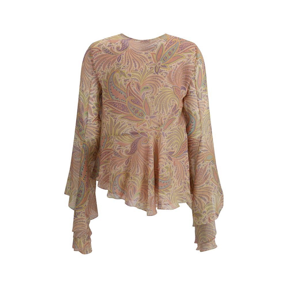 Etro Seidenbluse mit Paisleymuster