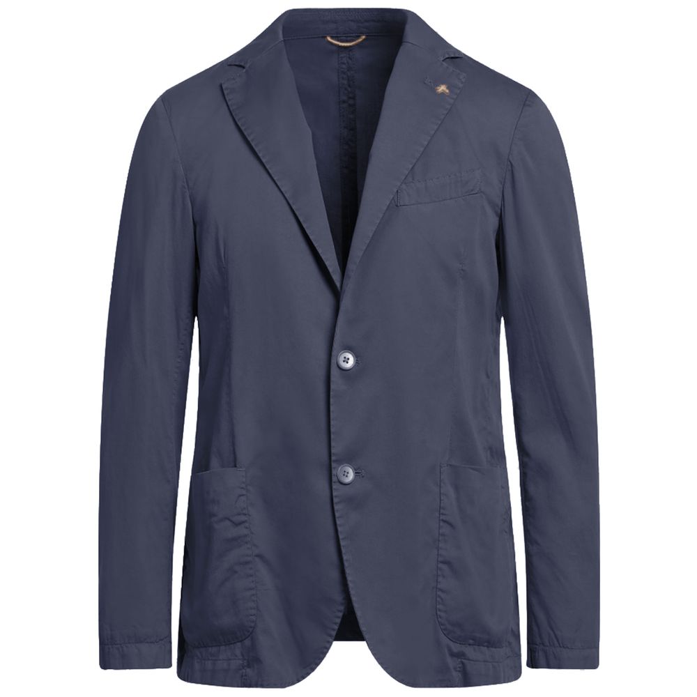 AT.P.CO Blauer Baumwollblazer