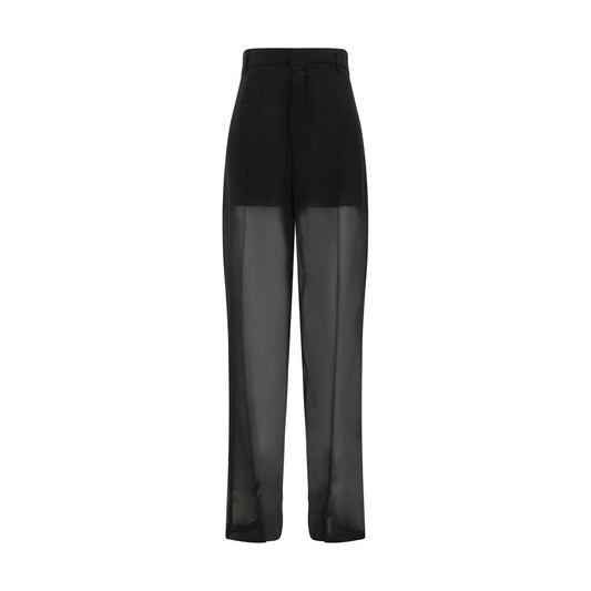 Blumarine Halbdurchsichtige Georgette-Hose