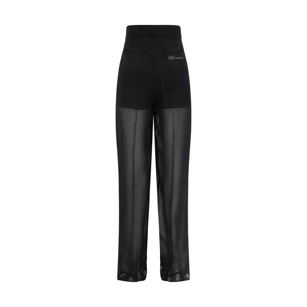 Blumarine Halbdurchsichtige Georgette-Hose