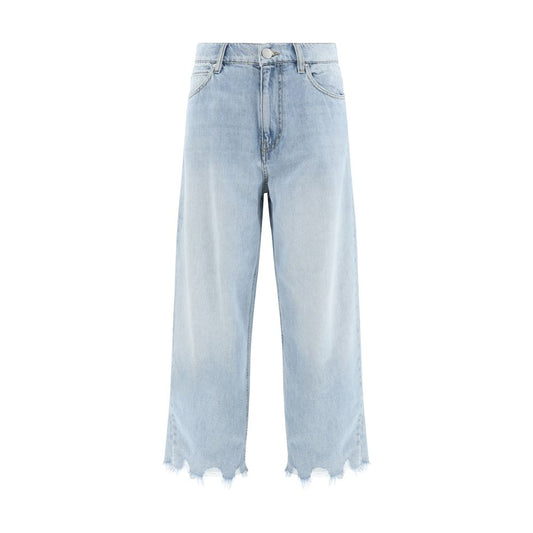 PINKO Jeans mit geripptem Saum