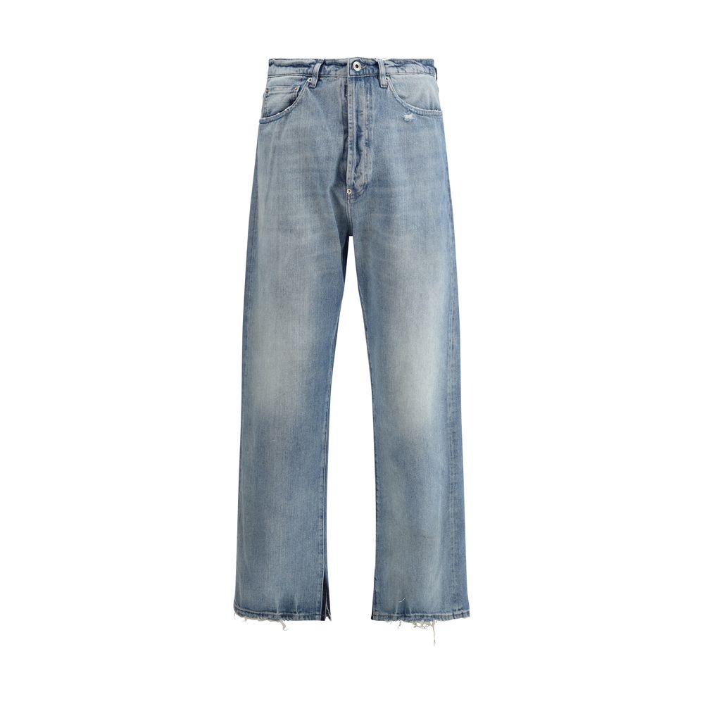 Margiela Jeans mit Kordelzug im Rücken