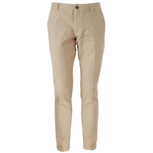 Yes Zee Beige Baumwolljeans & Hose