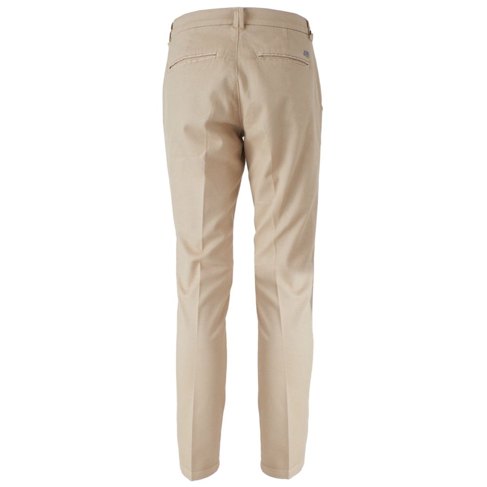 Yes Zee Beige Baumwolljeans & Hose