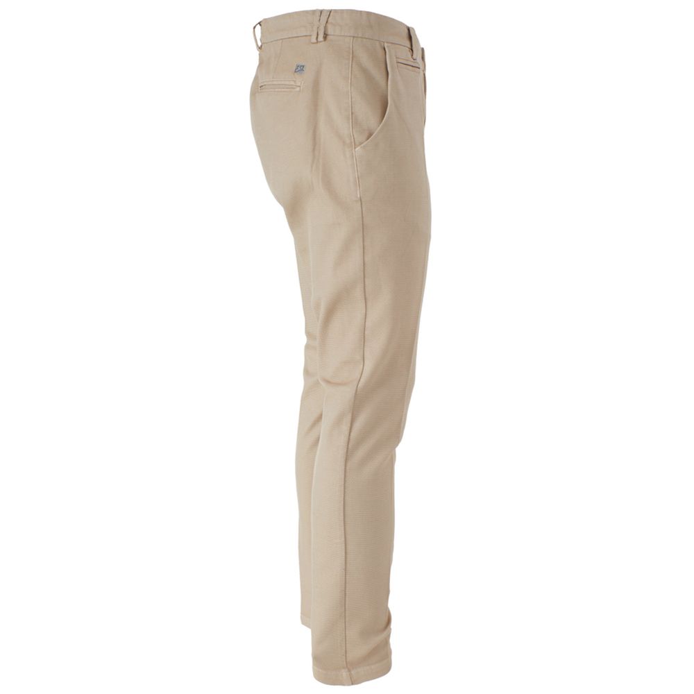 Yes Zee Beige Baumwolljeans & Hose