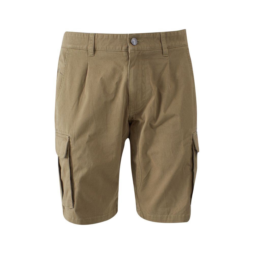 Yes Zee Beige Baumwolle Männer Bermuda Short