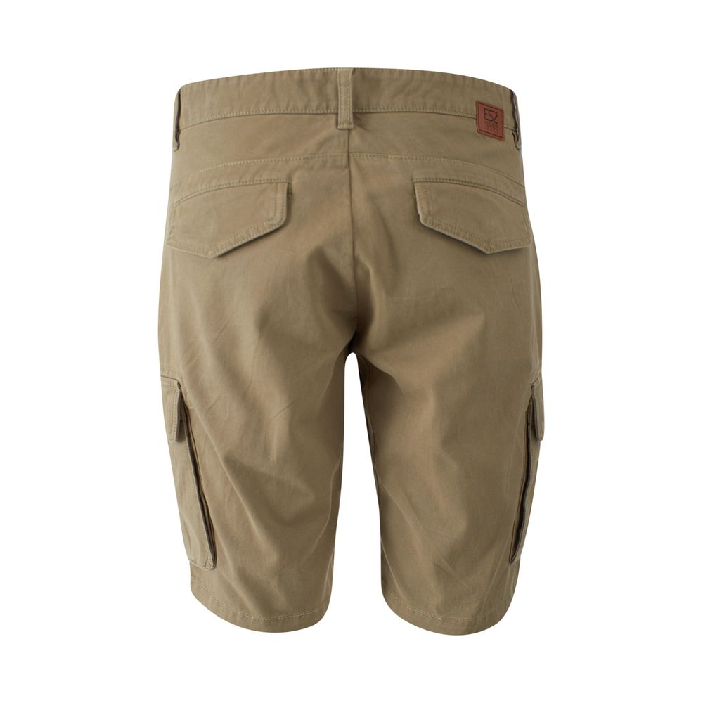 Yes Zee Beige Baumwolle Männer Bermuda Short