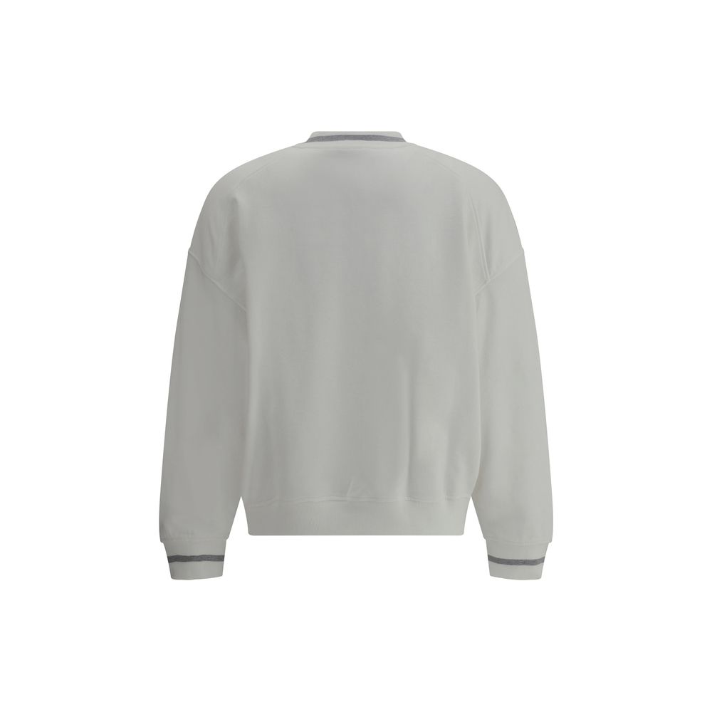 Brunello Cucinelli Sweatshirt mit Logoaufnäher