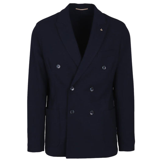 AT.P.CO Blauer Polyester-Blazer