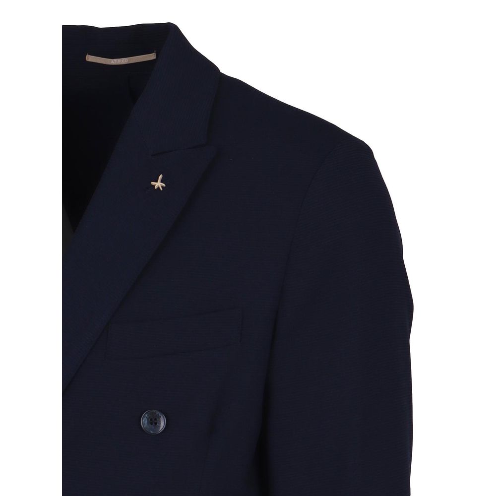 AT.P.CO Blauer Polyester-Blazer