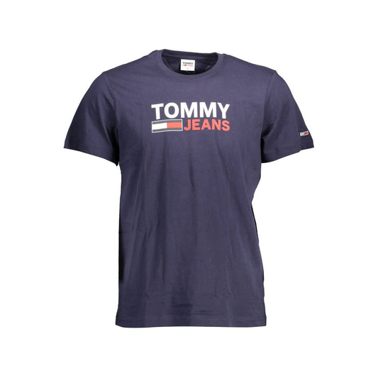 Tommy Hilfiger Blau Baumwolle Männer T-Shirt