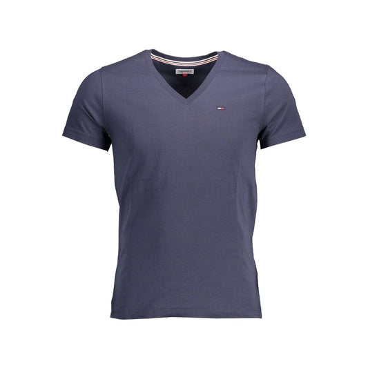 Tommy Hilfiger Blau Baumwolle Männer T-Shirt