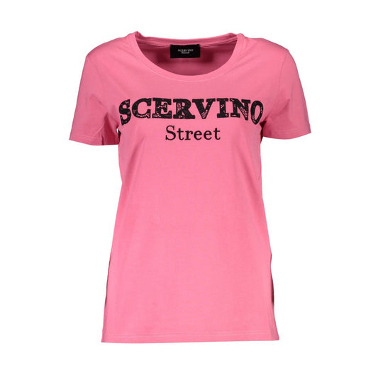 Scervino Street Rosa Baumwolle Frauen T-Shirt