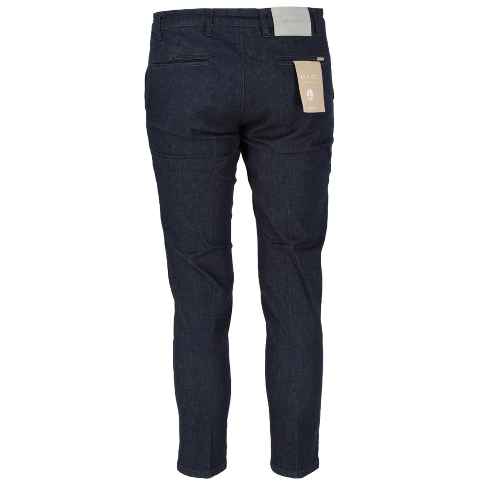 AT.P.CO Blaue Baumwolljeans & Hose