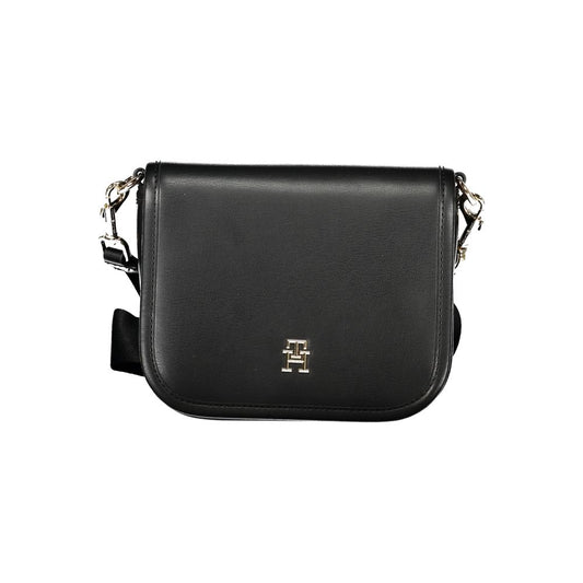 Tommy Hilfiger Schwarze Polyethylen-Handtasche